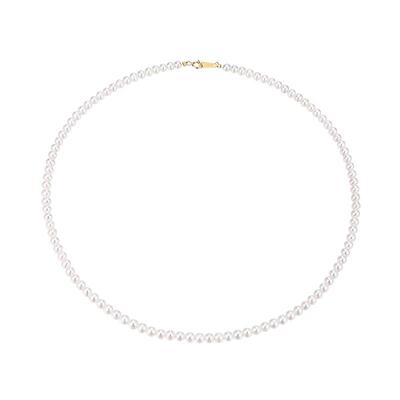 周大生18K金小米珠珍珠项链