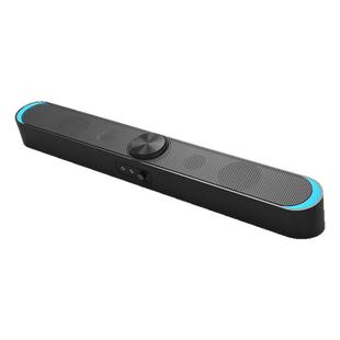 赛达电脑音响带麦克风一体家用台式小型音箱笔记本有线迷你长条