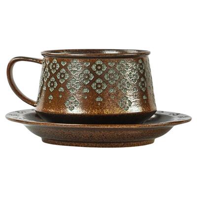 创意高档青瓷咖啡杯套装