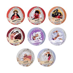东映动画 航海王LUFFY圆形双闪吧唧徽章GEAR1 GEAR5 胸章周边新品