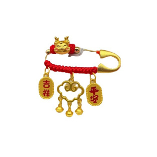 别针龙宝宝防惊吓压惊婴儿新生儿挂件孕妈平安胸针安全福袋生肖