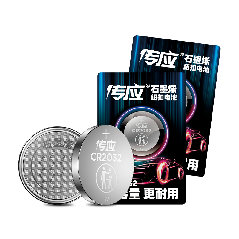 适用广汽传祺视界影豹GA6 GA3S GA4 GA5 GA8 轿车遥控器汽车钥匙电池CR2032/2025南孚传应纽扣电子3v锂电池