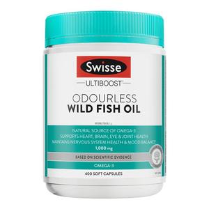 swisse斯维诗深海鱼油软胶囊欧米伽3 omega3中老年1000mg400粒DHA补营养吃些什么补品好，可领11元营养补品有哪些优惠券