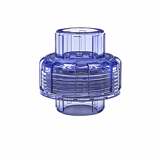 UPVC透明活接头PVC管由令快接头给水管快速连接器直通配件dn25 32
