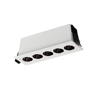 嵌入式长条射灯 led线条灯家装嵌入式防眩多头方形聚光条形格栅灯