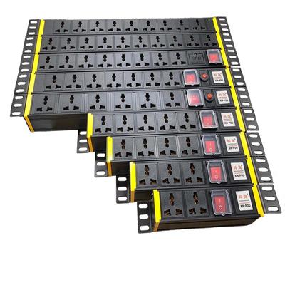科海机柜PDU插排插座6/8位10A16A开关防雷漏保防过载多功能接线板