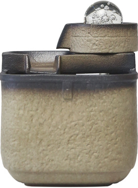 陶瓷喷泉转运珠流水摆件送礼品