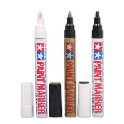 田宫高达模型上色油性马克笔补漆