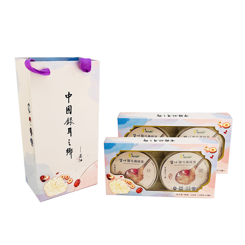 四川特产银耳燕窝膏礼盒2罐