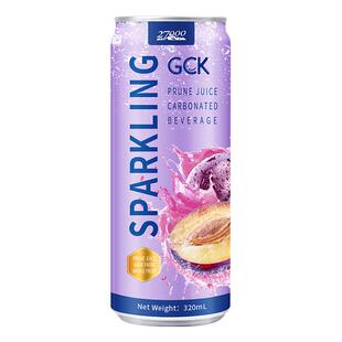 【进口】27000 GCK西梅气泡果汁320ml*12瓶饮料家庭聚餐佐餐