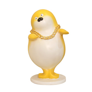 创意暴富海豹摆件客厅酒柜家居装饰品店铺招财公司店里办公室桌面