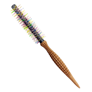 韩国泡泡梳propeller推动者无毛滚梳彩色铝管红色鬃毛造型卷发梳