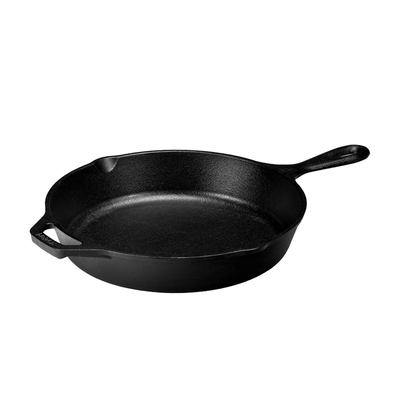 Lodge洛极美国进口无涂层铸铁煎炒锅 底部雄鹰花纹26cm L8SK3TDHH