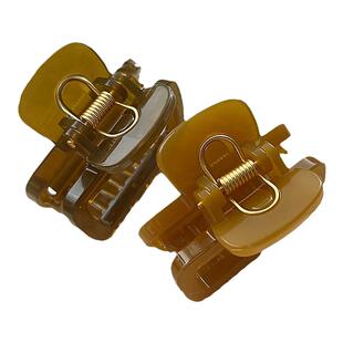 方形小号抓夹发夹后脑勺发卡2025新款发量少发抓鲨鱼夹半扎发夹子