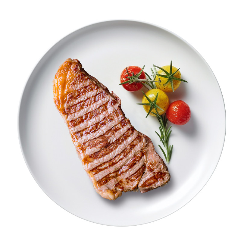 牛叨小嗜原味西冷牛排厚切餐厅级烤肉牛肉生鲜冷冻食品牛扒180g*5