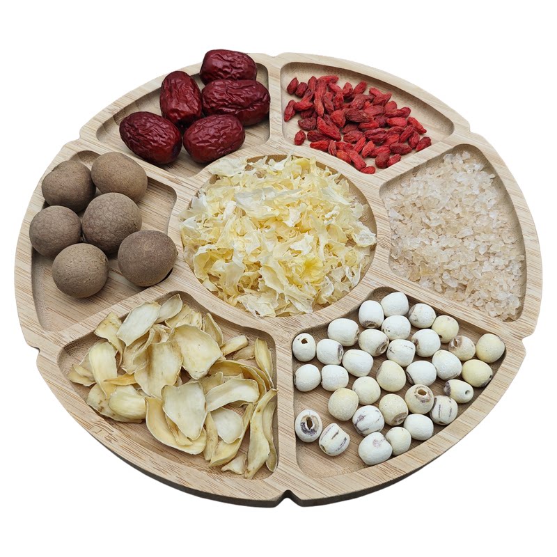 银耳羹材料包莲子百合组合干货红银耳/冻干银耳及银耳