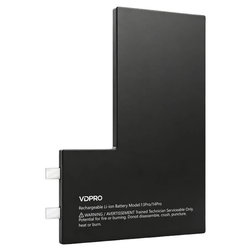 VDPRO唯电瑟福电芯13适用苹果12高容15金讯14pro硅碳负极16promax