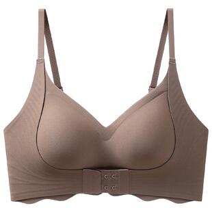 前扣内衣女小胸聚拢不空杯无痕塑形软支撑上托收副乳防下垂文胸罩