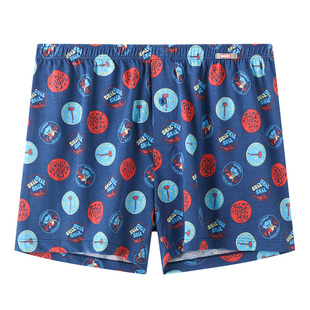 德国舒雅睡裤男 春夏全纯棉沙滩短裤男士内裤休闲针织棉阿罗裤