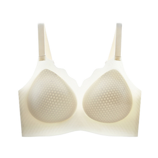 纯珂斯尼透气薄款小胸聚拢凉感无痕文胸罩收副乳夏天美背内衣女