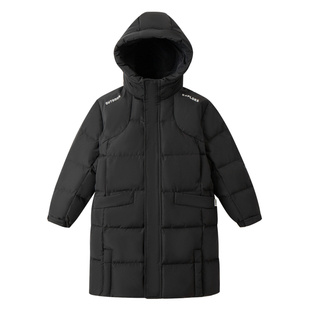 安奈儿童装男童女童长款鹅绒羽绒服2024冬装儿童加厚防风保暖外套