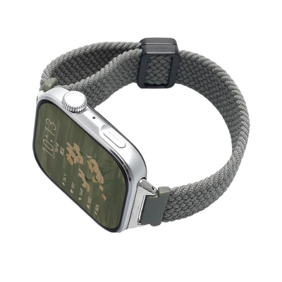 丹灵公主橄榄绿磁吸编织表带