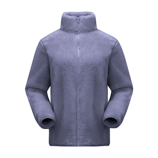 骆驼户外珊瑚绒抓绒衣女秋冬双面绒外套加厚保暖抗静电冲锋衣内胆