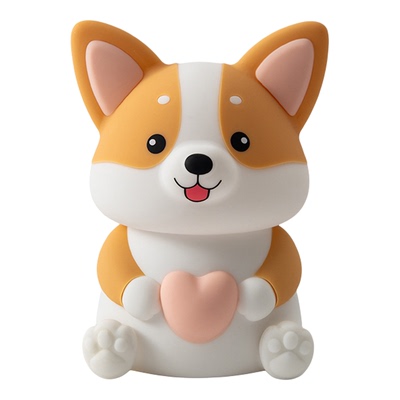 小狗柯基夜灯拍拍灯柔光可爱