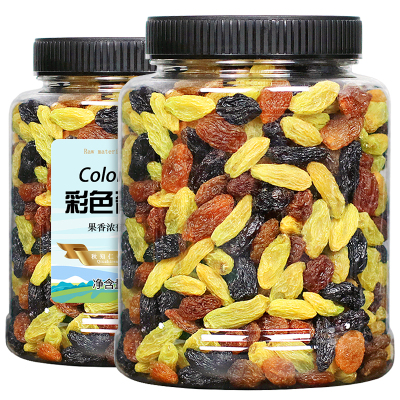 秋知仁彩色葡萄干500g