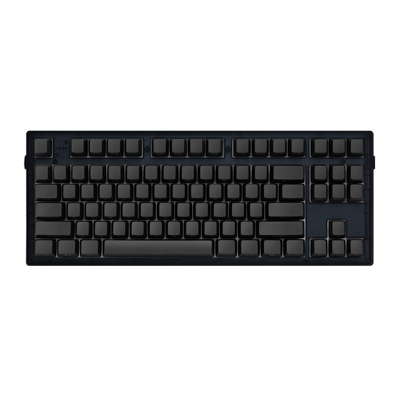 腹灵MK870pro纯黑侧刻机械键盘