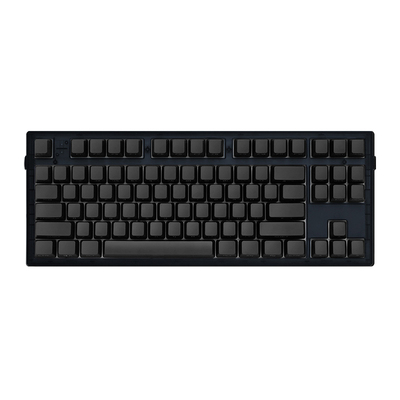 腹灵MK870pro纯黑侧刻机械键盘