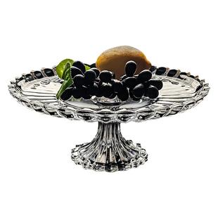 玻璃酒店自助水果盘高脚带盖托盘专用果盘高端精致高颜值轻奢高档