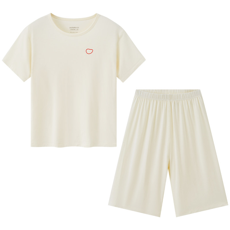 小番薯儿童家居服莫代尔春夏套装