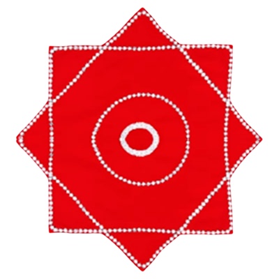 手绢花舞蹈专用东北秧歌手帕一对