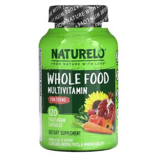 NATURELO青少年专用全食多维生素矿物质含叶黄素膳食补剂青少年发