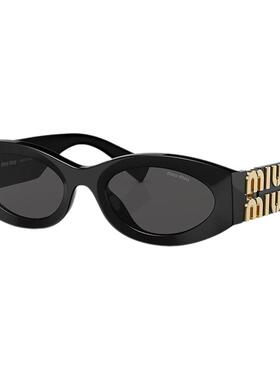 【自营】Miumiu/缪缪时尚明星同款金属黑框方形太阳眼镜0MU11WS