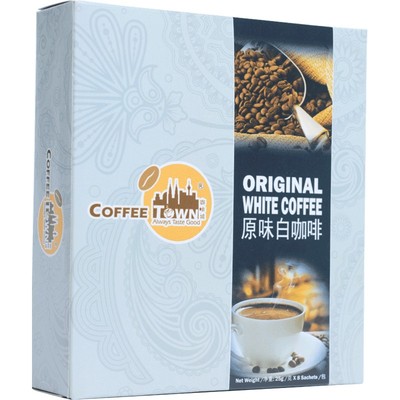 马来西亚白咖啡1盒装8条原味