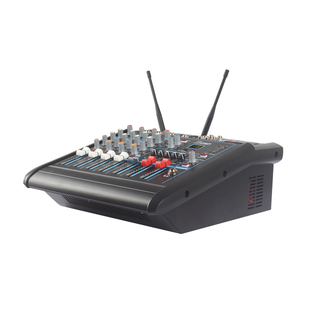 专业调音台带功放4路大功率舞台婚庆会议KTV蓝牙调音台话筒一体机