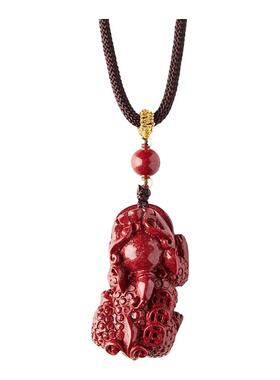 法器朱砂财源貔貅吊坠紫金砂貔貅招财转运帝王砂吉祥项链挂件