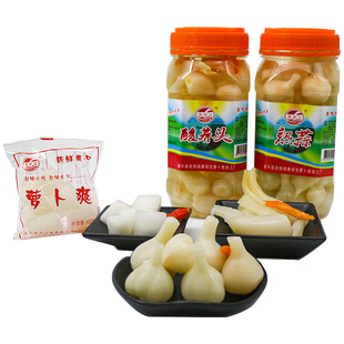 酸萝卜零食河源客家特产万绿宝野山椒酸荞头客家风味辣酸送礼佳品