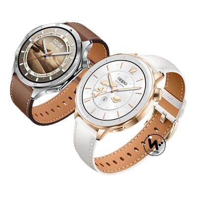 适用oppowatchx2mini手表带OPPO X2 MINI手表真皮表带X2新款MINI按键款2代智能表oppo迷你夏季女款白色腕带