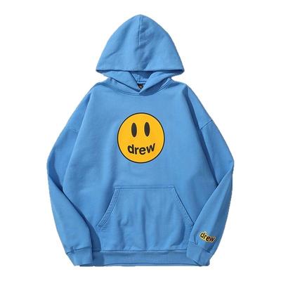 【官方正品】drew house经典笑脸天蓝色连帽卫衣25秋季男女同款