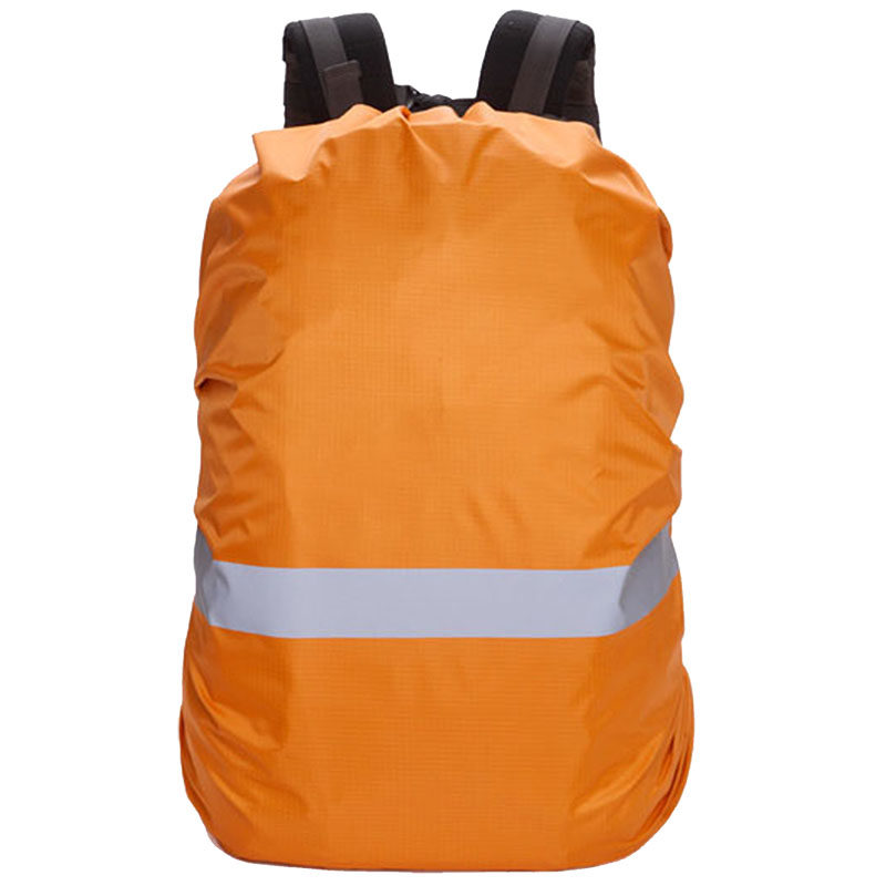 户外双肩背包加厚防雨罩固定绑带拉杆书包罩骑行驼驮包防水套反光