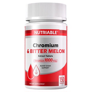 血糖平衡片苦瓜三价铬提取物元素中老年三高片血控糖丸神器保健品