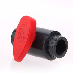 台湾三厘水族鱼缸下水配件PVC球阀出水阀门出水量调节阀门4分6分