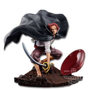 正版眼镜厂一番赏海贼王剧场版GOLD回忆篇2C赏红发香克斯手办散货