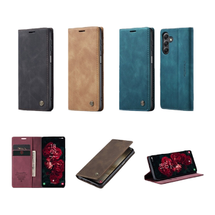 适用三星A55手机壳a35 samsung phone case插卡包a54翻盖galaxy 25 5G card cover多功能a14磨砂a34商务皮套