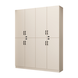 防盗鞋柜家用门口楼道外电梯口靠墙杂物收纳玄关柜大容量带锁定制