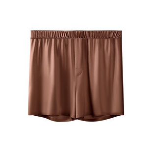 猫人冰丝阿罗裤男士宽松内裤透气睡裤缎面居家男款可外穿四角短裤