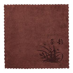 茶具功夫配件茶巾禅意高档吸水茶布桌布毛巾加厚茶席茶几厨房湿巾